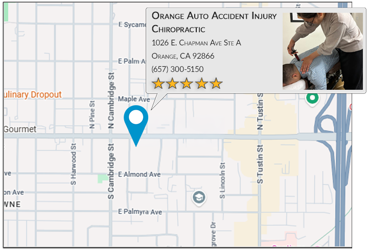 Orange Auto Accident Injury Chiropractic on googlemap