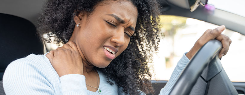 auto accident injury patient in need of neck pain treatment in Orange