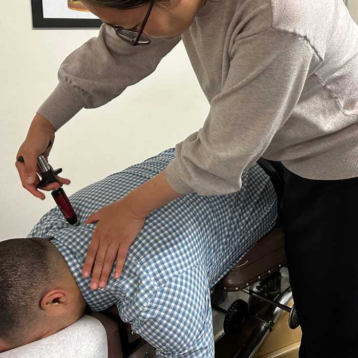 activator methods technique for auto accident chiropractic treatment in Orange